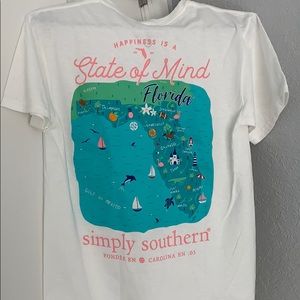 Brand new simply southern Florida shirt size small